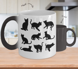 Shadow cats - Colour change  and cat revealing mug
