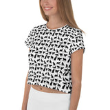 Shadow cats - All-Over Print Crop Tee