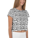 Shadow cats - All-Over Print Crop Tee