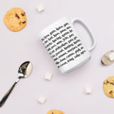 The Name of The Cat - White Mug - A great gift for the cat lover and linguist alike
