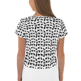 Shadow cats - All-Over Print Crop Tee