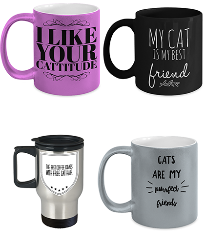 Cups and mugs - Funny, Novelty and Gift  for the Cat lover