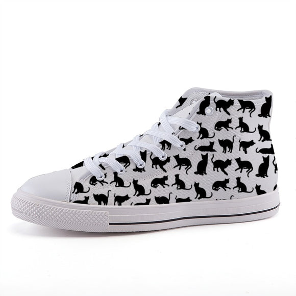 High-top fashion canvas shoes