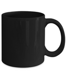 Categorically best friend - Black Mug, loopy writing