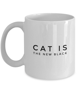 Cat is the new Black - White Mug