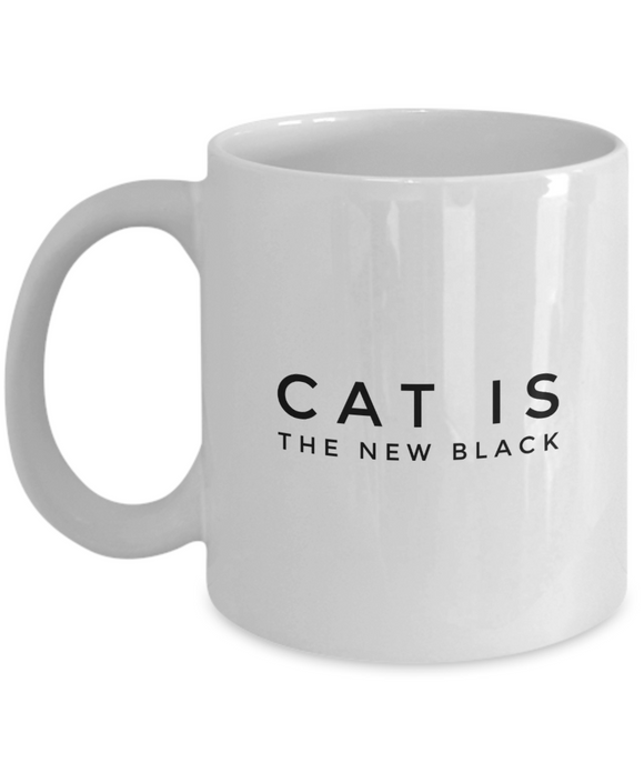 Cat is the new Black - White Mug