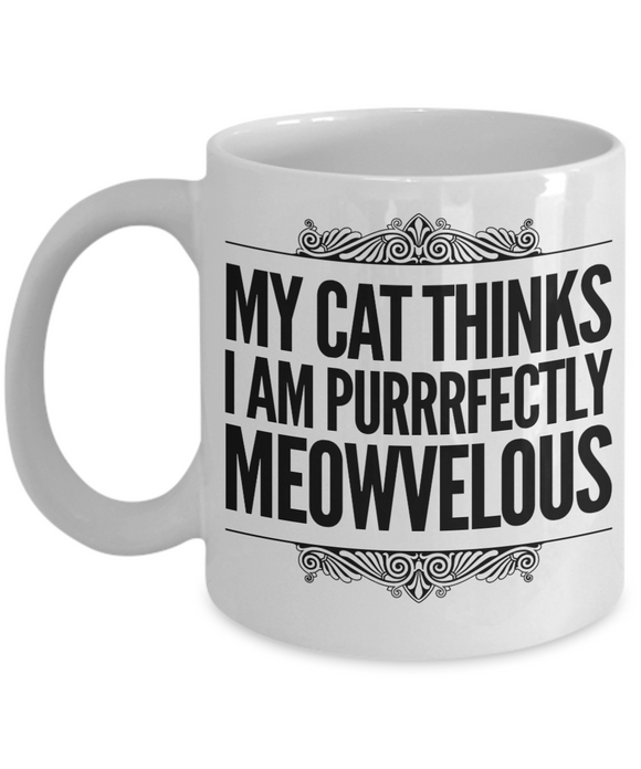 Meowvelous - White Mug