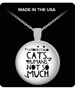 I understand cats - Necklace - Paper Hearts