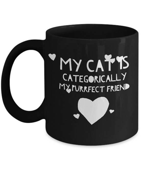 Categorically my best friend - Black mug