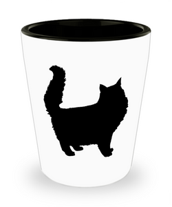 Shadow cat - Fluffy - shot glass