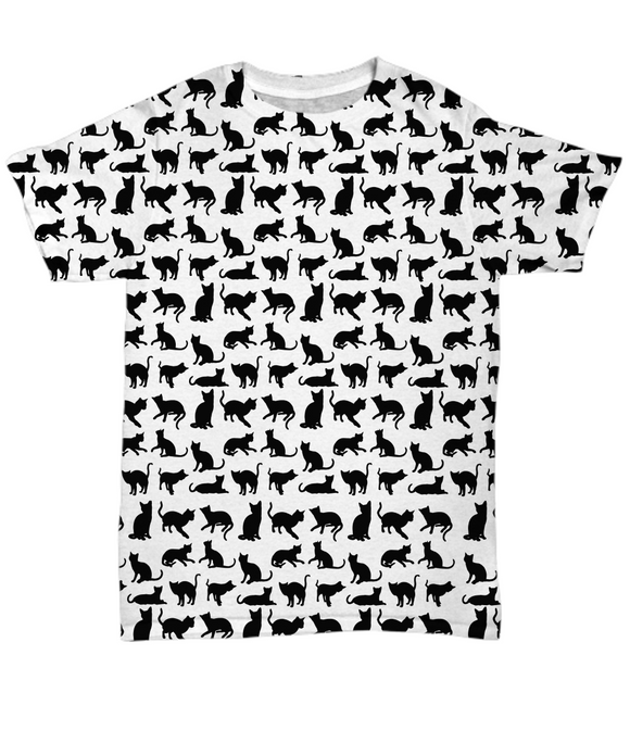 Shadow cats - Allover print - Unisex Tshirt