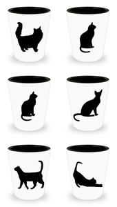 Shadow cats - Shot glass collection