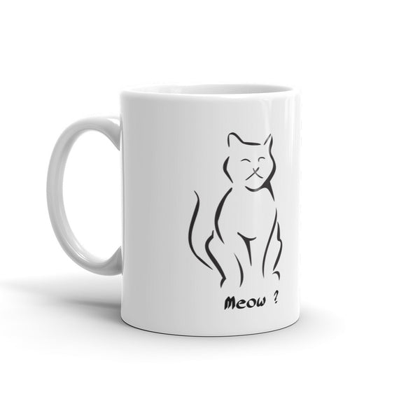 Meow ? - White Mug