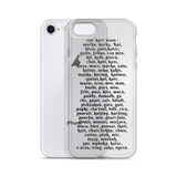 The Name of The Cat - iPhone Case