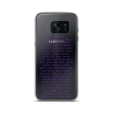 The Name of The Cat - Samsung Phone Case