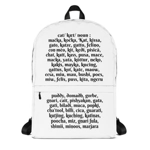 The Name of The Cat - Backpack
