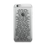 The Name of The Cat - iPhone Case