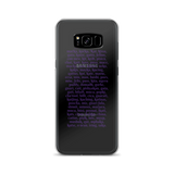 The Name of The Cat - Samsung Phone Case