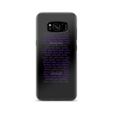 The Name of The Cat - Samsung Phone Case