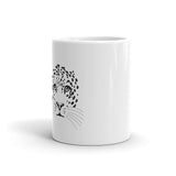 Leopard Face - White Mug